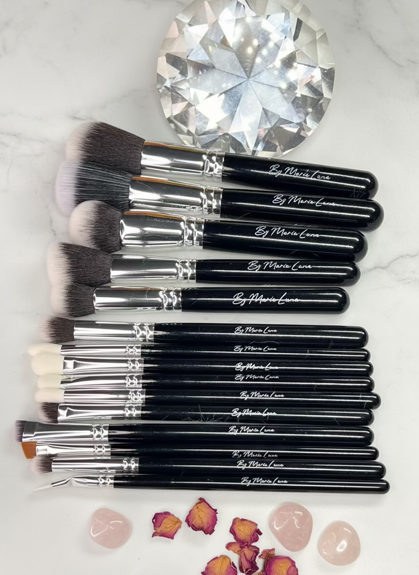 BLACK 15 PCS MASTER BRUSH SET